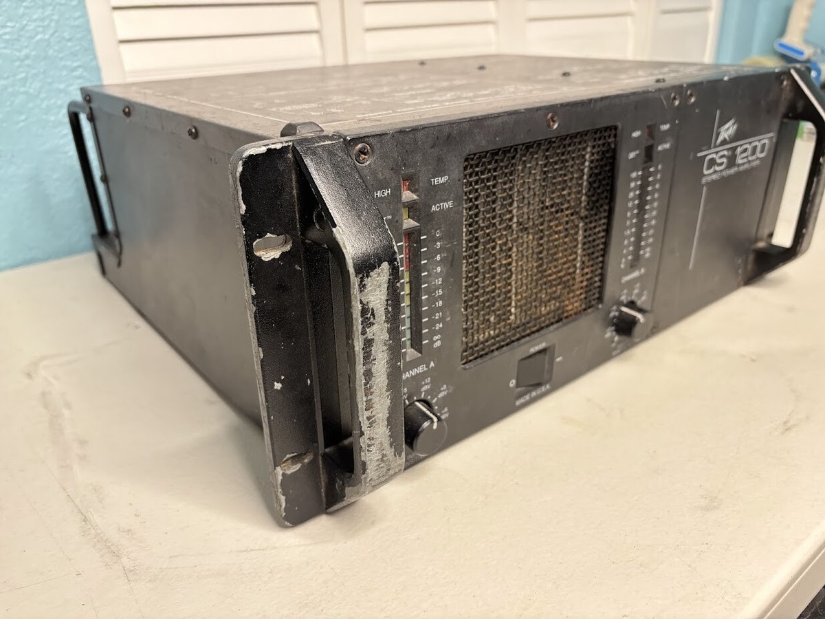【PEAVEY】CS-1200 ステレオパワーアンプ Peavey CS 1200 Stereo Power Amplifier | eBay