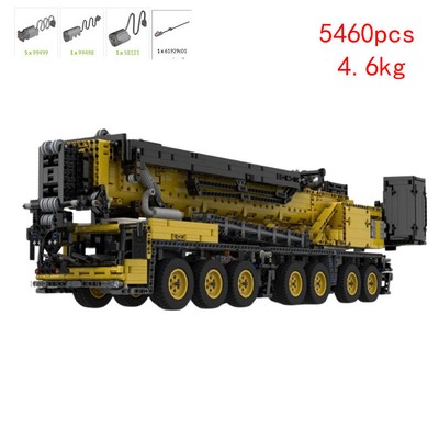 Grove GMK7550 Mobile Crane Motorized Building Blocks MegaWingLift Bricks Toy Set