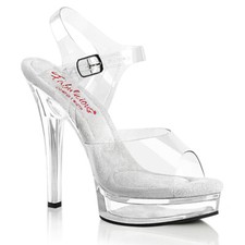 5 Clear Wide Width Bikini Contest Heels Fitne...