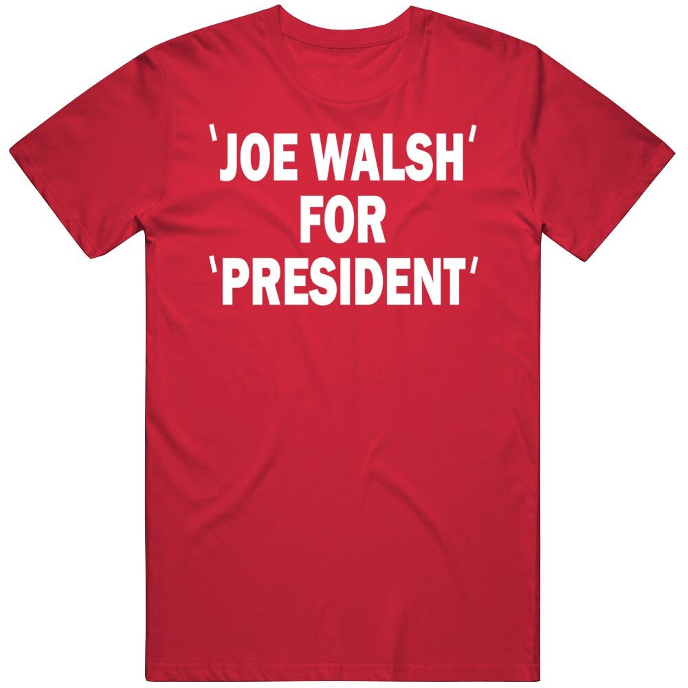 JOE WALSH FOR PRESIDENT Tシャツ Joe Walsh For President Retro Rock Music Legend Fan T Shirt