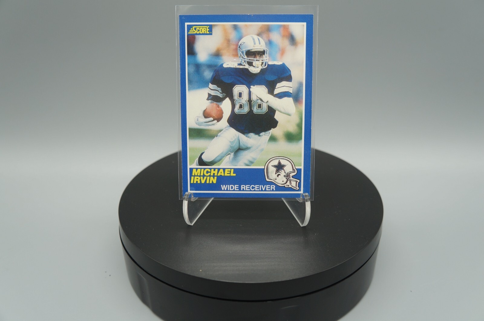 1989 Score Michael Irvin Rookie Card Dallas Cowboys #18 RC HOF