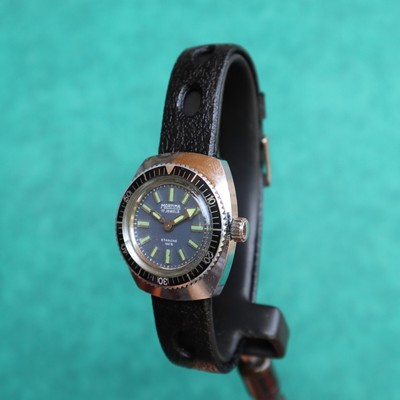 MORTIMA Vintage Diver Lady Watch C64C Reloj Montre Orologio Uhr France