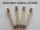 4x LED Lamp 45x6mm 10-12VAC for Vintage Luxman M-4000 VU Meter LED Light
