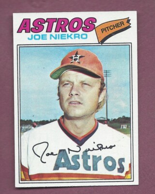 RAZOR SHARP CLEAN 1977 TOPPS #116 JOE NIEKRO  .99 SHIP N802