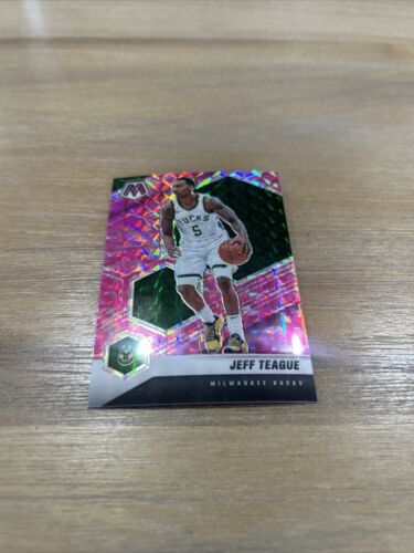 Jeff Teague Pink Mosaic NBA Card - Picture 1 of 1