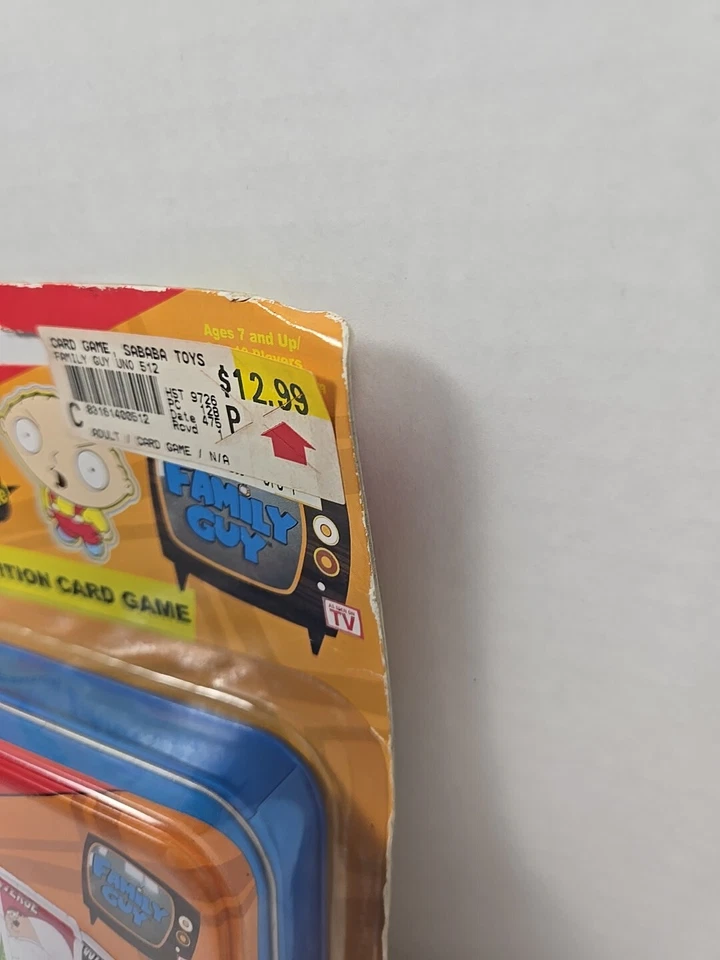 Family Guy UNO Edición Especial Metal Lata Juego 20th Century Fox 2004 Mattel NUEVO Foto 4 de 4
