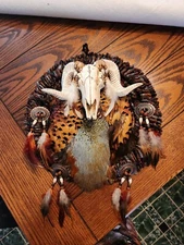 14cinch Native American Dream Catcher With Ram Skull