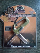 Hunters 4 tin 1 Carabiner Knife Saw LED 3 Oaks Hunting & Outdoors Hunter's Mate 