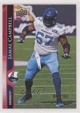 2021 Upper Deck CFL Red 86/165 Jamal Campbell #47 0a7