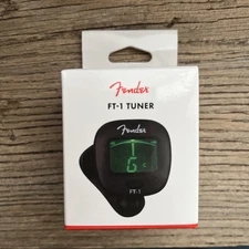Fender F-1 Chromatic Mode Tuner Guitar Violin Ukulele Bass Dual Hinge Backlight