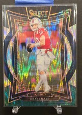 Drake Maye 2024 Select RC Concourse Black/Green Shock Prizm #27 Patroits