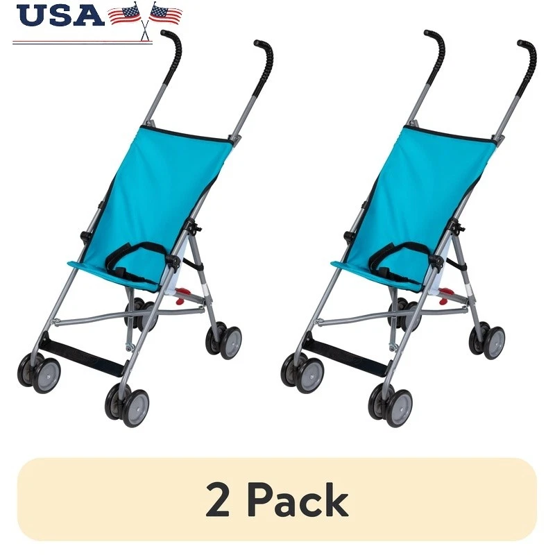Comfort Height Umbrella Stroller Lightweight Compact Easy Fold 3-Point Harness