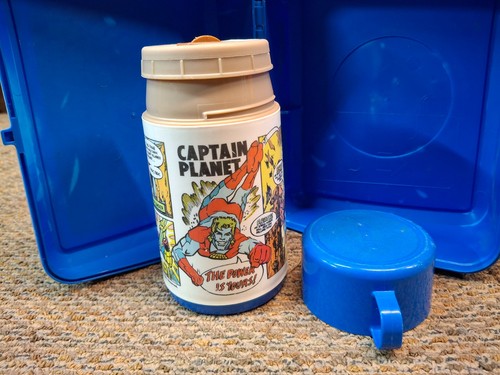 Vintage Lunchbox Set **Sie wählen** Thermoskanne Captain Planet Star Trek Mickey - Bild 7 von 23