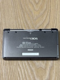 Nintendo 3DS Cosmo Black Console Tested Working Japanese Version NTSC-J