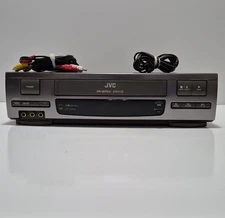 JVC HR-J610U VCR 4 Head VHS Video Cassette Player (No Remote) *TESTED WORKS