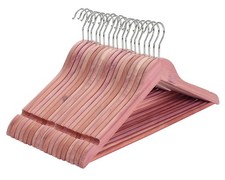 American Red Cedar Wooden Hangers 18 Pack, Clothes Hangers for Closet, Wood S...