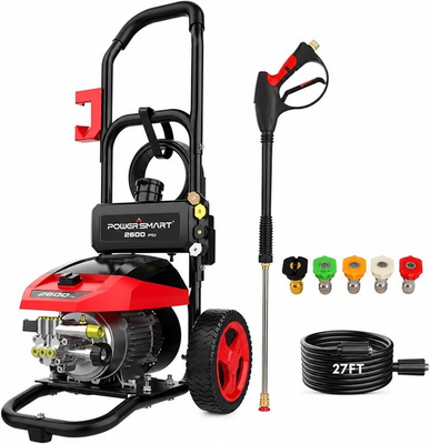 #ad PowerSmart 3000 PSI Max Pressure Washer 1.2 GPM Brushless Motor Power Washer ... $282.14