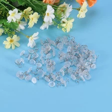 100 Pcs Bed Sheet Fixing Clip Bedskirt Tacks Nailhead Upholstery Twist Pins