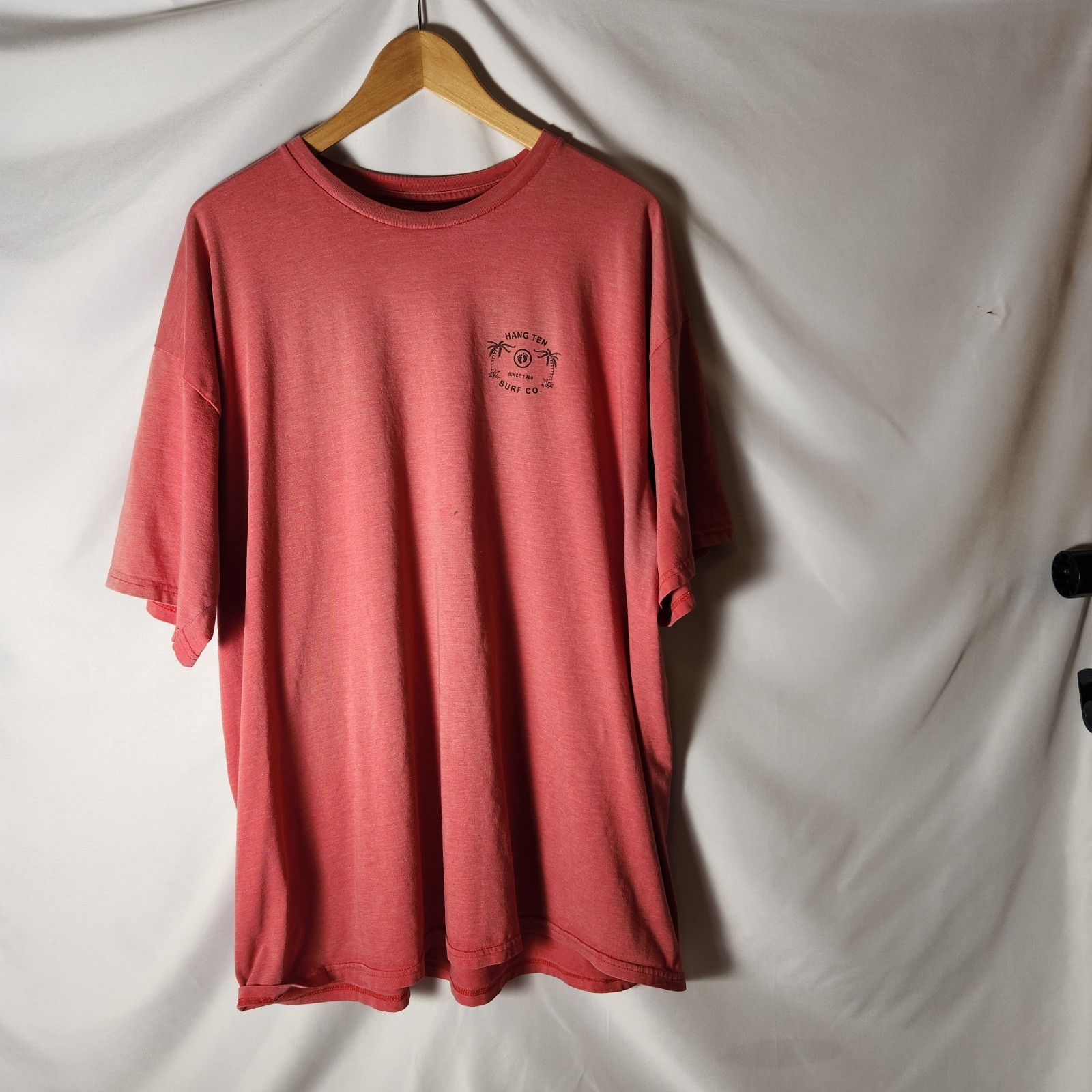 Hang Ten Premium Tee XX-Large (XXL) Red Surf Co. Palm Tree Graphic T-Shirt