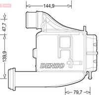 Denso LadeluftküHler DIT12006 FüR Daily Iveco Aluminium 5 35C21 35S21 40C21