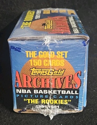 1993 Topps Gold Archives NBA Basketball The Gold Set "The Rookies" 1981-1991 Box - Picture 6 of 7