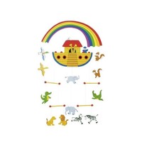 Goki Mobile Arche Noah Einschlafhilfe Baby Bett Kinderbett Mobilee Holz Neu