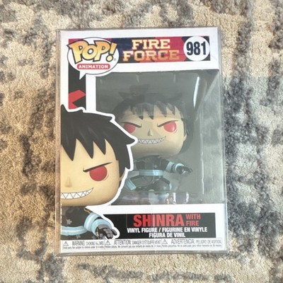 Funko Pop! Animation Fire Force Shinra with Fire #981 Vinyl Figure