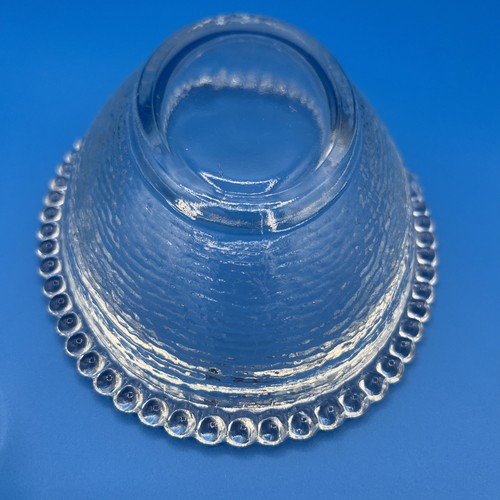 VTG Indiana Clear Glass Sleeping Bunny Rabbit On Nest Covered Dish 7” ADORABLE - Picture 5 of 6