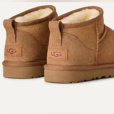 NWOB UGG Women's Classic Ultra Mini Boot, Chestnut, 06