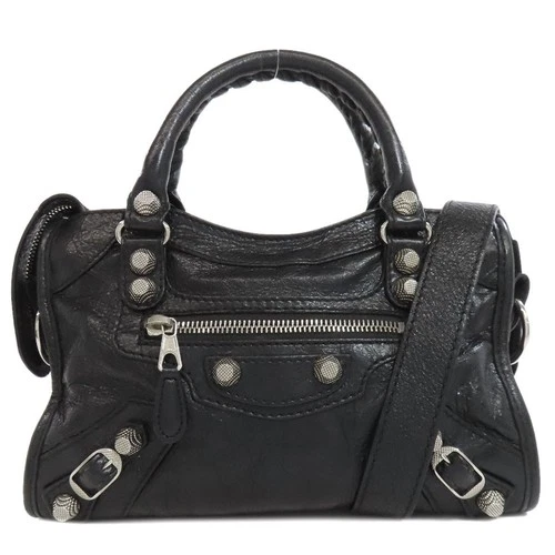 BALENCIAGA 519938 Mini City 2WAY Handbag Calf  Ladies [Used]