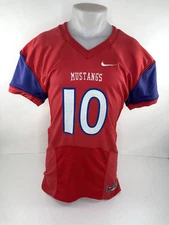 SMU MUSTANGS / NIKE TEAM Player Style Mens L Football Jersey