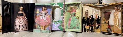 Collectible Barbie Fashion Dolls (Lot of 4) New in Box