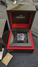Tissot PRX Quartz 40mm Watch with Black Dial & Black Silicone Strap