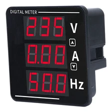 Digital Multimeter LED Display AC Voltage Current Frequency Multimeter Tester