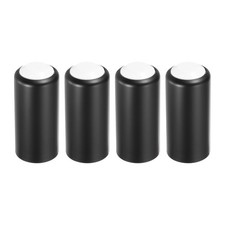 4PCS Battery Cover Mic Battery Screw on Cap Black White