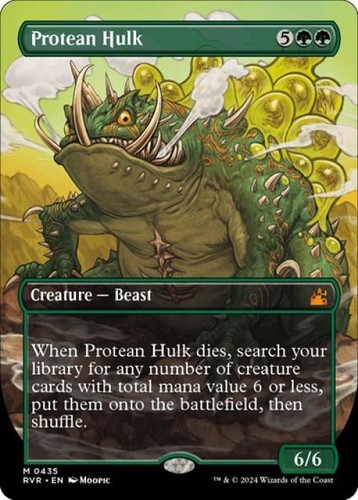 Protean Hulk (Anime Borderless) - Near Mint MTG Ravnica Remastered