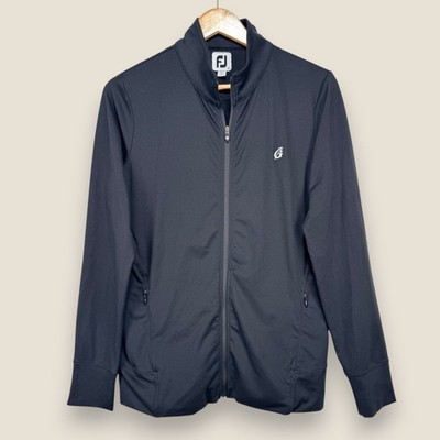 FootJoy Panel Pocket Mid-Layer Jacket Women Medium Black Golf Club of Georgia