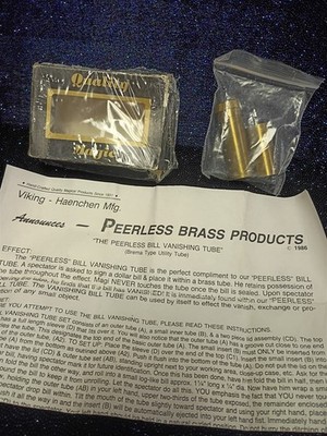 Peerless Bill Vanishing Brass Tube Viking-Haenchen Magic Trick