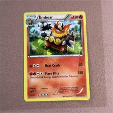 Emboar 20/114 Black & White Holo Rare Pokemon TCG Card English 2011 HP 150