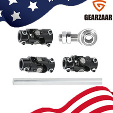 Gm Steering Box Black U Joint 36 Steel Steering Shaft 34 Support Bearing Kit