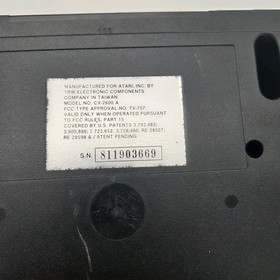 Atari CX2600A w Vader Box Manuals Registration 2x Joystick Controllers Bundle