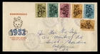DR WHO 1952 NETHERLANDS FDC CHILD SEMI POST  R72371