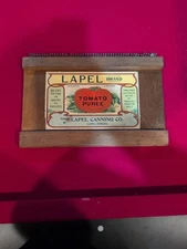 Antique Dressmakers Pleating Fluting Board With Lapel Indiana Advertising