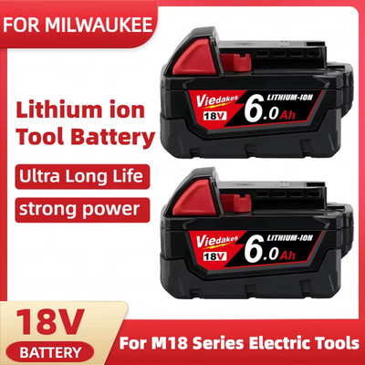 18V 9Ah 6Ah For Milwaukee 18V Battery replacement XC M18B5 48-11-1830 48-11-1820