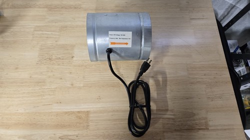 Inline Booster Duct Fan 6 Inch 240 CFM - Picture 1 of 7