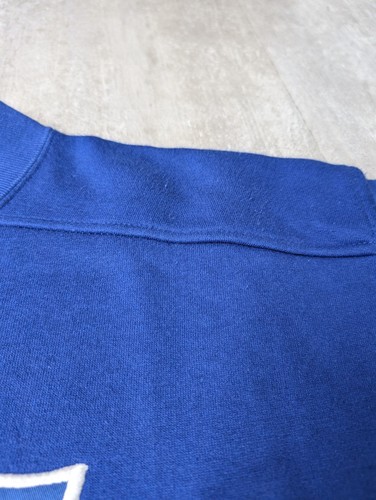 Vintage Starter Embroidered New England Patriots Blue Sweatshirt Medium - Bild 9 von 12