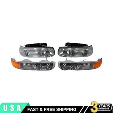 4pc Halogen Headlight Kit For 2000-2006 Chevrolet Suburban 1500 2500 Tahoe Lr 4pc Halogen Headlight Kit For 2000-2006 Chevrolet Suburban 1500 2500 Tahoe Lr