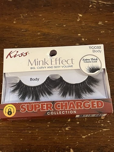✨ KISS Mink Effect Super Charged Body TCC02 False Eyelashes 1 Pair video thumbnail