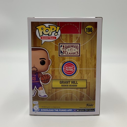 Funko Pop! Figura Vinilo Grant Hill #196 Detroit Pistons Clásicos NBA con PROTECTOR - Imagen 4 de 14
