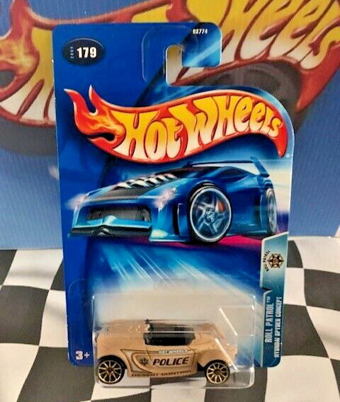 Hot Wheels 2004 Roll Patrol 4/10 179 Hyundai Spyder Concept Beige 10SP